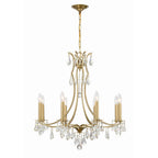 Crystorama Cedar 8 Light Polished Chrome Chandelier