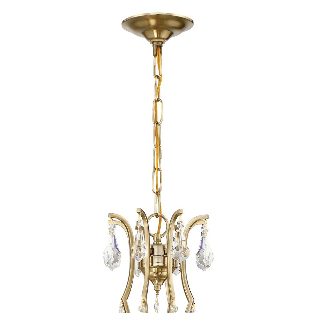 Crystorama 5938-VG-CL-MWP Vibrant Gold Cedar 8 Light Vibrant Gold Chandelier Image 6