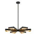 Crystorama 596-EB-GA English Bronze,Antique Gold Luna 6 Light English Bronze  Plus  Antique Gold Chandelier Image 1