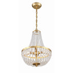Crystorama 603-GA Antique Gold Rylee 3 Light Antique Gold Chandelier Image 3