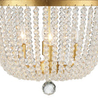 Crystorama 604-GA Antique Gold Rylee 4 Light Antique Gold Chandelier Image 4