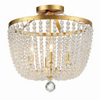 Crystorama 604-GA_CEILING Antique Gold Rylee 4 Light Antique Gold Ceiling Mount Image 1