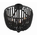 Crystorama Rylee 4 Light Antique Gold Ceiling Mount