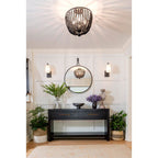 Crystorama 604-MK Matte Black Rylee 4 Light Matte Black Chandelier Image 4