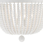 Crystorama 604-MT Matte White Rylee 4 Light Matte White Chandelier Image 4
