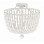 Crystorama 604-MT_CEILING Matte White Rylee 4 Light Matte White Ceiling Mount Image 3