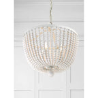 Crystorama 604-MT Matte White Rylee 4 Light Matte White Chandelier Image 3