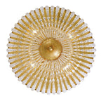 Crystorama Rylee 4 Light Antique Gold Ceiling Mount