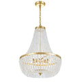 Crystorama 608-GA Antique Gold Rylee 6 Light Antique Gold Chandelier Image 1