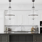 Crystorama 608-MK Matte Black Rylee 6 Light Matte Black Chandelier Image 4