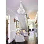 Crystorama 608-MT Matte White Rylee 6 Light Matte White Chandelier Image 4
