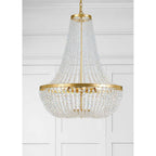 Crystorama 609-GA Antique Gold Rylee 8 Light Antique Gold Chandelier Image 3