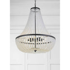 Crystorama 609-MK Matte Black Rylee 8 Light Matte Black Chandelier Image 3