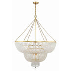 Crystorama 614-GA Antique Gold Rylee 15 Light Antique Gold Chandelier Image 1