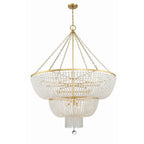 Crystorama 614-GA Antique Gold Rylee 15 Light Antique Gold Chandelier Image 6