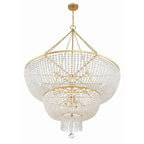 Crystorama 614-GA Antique Gold Rylee 15 Light Antique Gold Chandelier Image 5