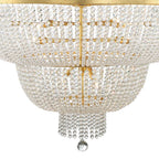 Crystorama 614-GA Antique Gold Rylee 15 Light Antique Gold Chandelier Image 4