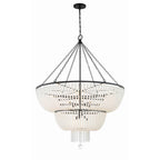 Crystorama Rylee 15 Light Antique Gold Chandelier
