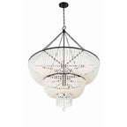 Crystorama 614-MK Matte Black Rylee 15 Light Matte Black Chandelier Image 5