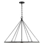Crystorama 614-MK Matte Black Rylee 15 Light Matte Black Chandelier Image 3