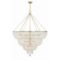 Crystorama 618-GA Antique Gold Rylee 32 Light Antique Gold Chandelier Image 1
