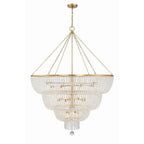 Crystorama 618-GA Antique Gold Rylee 32 Light Antique Gold Chandelier Image 1