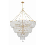 Crystorama 618-GA Antique Gold Rylee 32 Light Antique Gold Chandelier Image 6