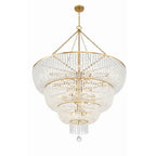 Crystorama 618-GA Antique Gold Rylee 32 Light Antique Gold Chandelier Image 5