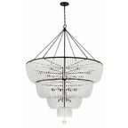 Crystorama 618-MK Matte Black Rylee 32 Light Matte Black Chandelier Image 7
