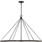 Crystorama 618-MK Matte Black Rylee 32 Light Matte Black Chandelier Image 4