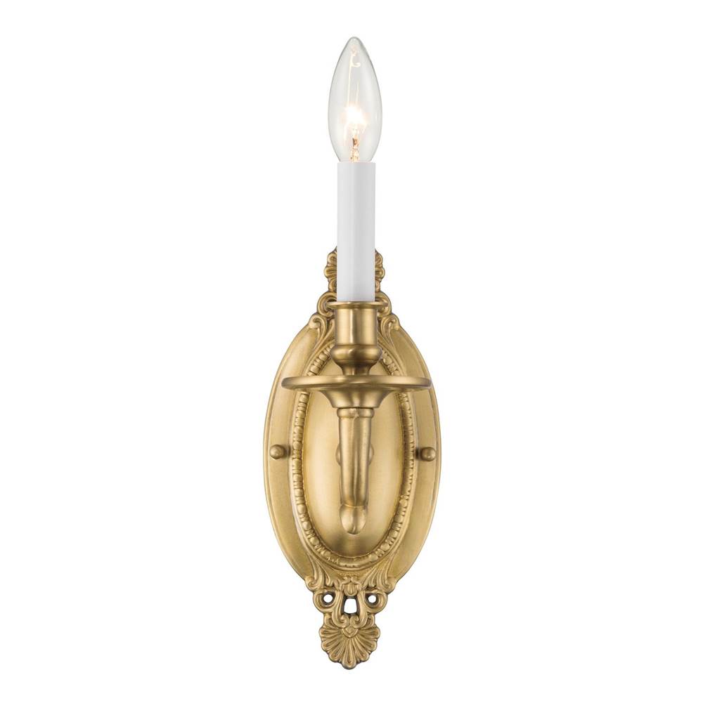 Crystorama 621-AG Aged Brass Milford 4.25'' Aged Brass Sconce Image 6