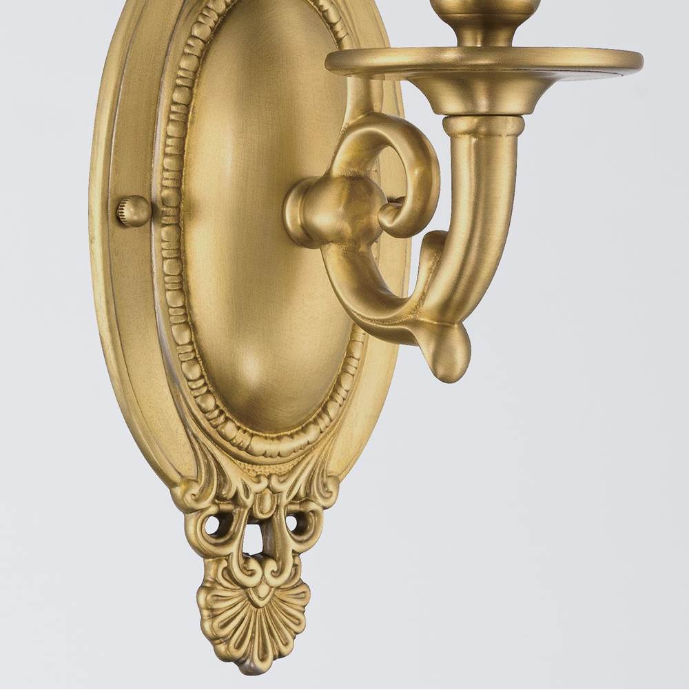 Crystorama 621-AG Aged Brass Milford 4.25'' Aged Brass Sconce Image 4