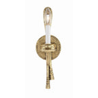 Crystorama Cast Brass Wall Mount Crystorama 1 Light Olde Brass Cast Wall Mount