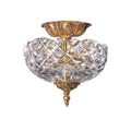 Crystorama 66-CT-OB Olde Brass Crystorama 2 Light Olde Brass Cast Ceiling Mount Image 1