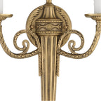 Crystorama 662-MB Matte Brass Crystorama 2 Light Matte Brass Cast Wall Mount Image 3