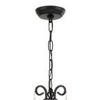 Crystorama 6623-MK-CL-MWP Matte Black Othello 3 Light Matte Black Mini Chandelier Image 4