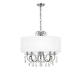 Crystorama 6625-CH-CL-S Polished Chrome Othello 5 Light Swarovski Strass Crystal Polished Chrome Chandelier Image 1