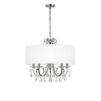 Crystorama 6625-CH-CL-S Polished Chrome Othello 5 Light Swarovski Strass Crystal Polished Chrome Chandelier Image 1