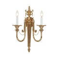 Crystorama Langley 15'' Olde Brass Sconce