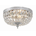 Crystorama 710-CH-CL-I Polished Chrome Crystorama 2 Light Clear Italian Crystal Polished Chrome Ceiling Mount Image 1