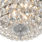 Crystorama 710-CH-CL-MWP Polished Chrome Crystorama 2 Light Hand Cut Crystal Polished Chrome Ceiling Mount Image 3