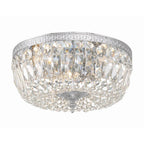Crystorama 714-CH-CL-MWP Polished Chrome Crystorama 3 Light Clear Hand Cut Polished Chrome Ceiling Mount Image 1