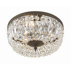 Crystorama 714-EB-CL-MWP English Bronze Crystorama 3 Light English Bronze Clear Hand Cut Ceiling Mount Image 5
