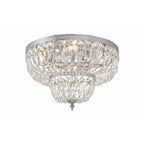 Crystorama 718-CH-CL-MWP Polished Chrome Crystorama 4 Light Clear Hand Cut Polished Chrome Ceiling Mount Image 1