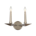 Crystorama 7592-PN Polished Nickel Palmer 2 Light Polished Nickel Sconce Image 1