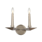 Crystorama 7592-PN Polished Nickel Palmer 2 Light Polished Nickel Sconce Image 1
