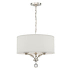 Crystorama 8005-PN Polished Nickel Mirage 3 Light Polished Nickel Mini Chandelier Image 1