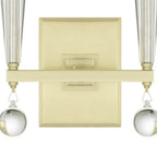 Crystorama 8102-AG Aged Brass Paxton 2 Light Aged Brass Sconce Image 3