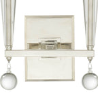 Crystorama 8102-PN Polished Nickel Paxton 2 Light Polished Nickel Sconce Image 4