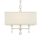 Crystorama 8105-PN Polished Nickel Paxton 4 Light Polished Nickel Mini Chandelier Image 4